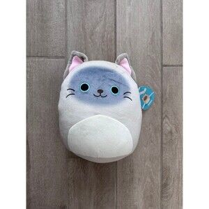 Squishmallows 10" Felton Siamese Cat Plush Kellytoy NWT discontinued